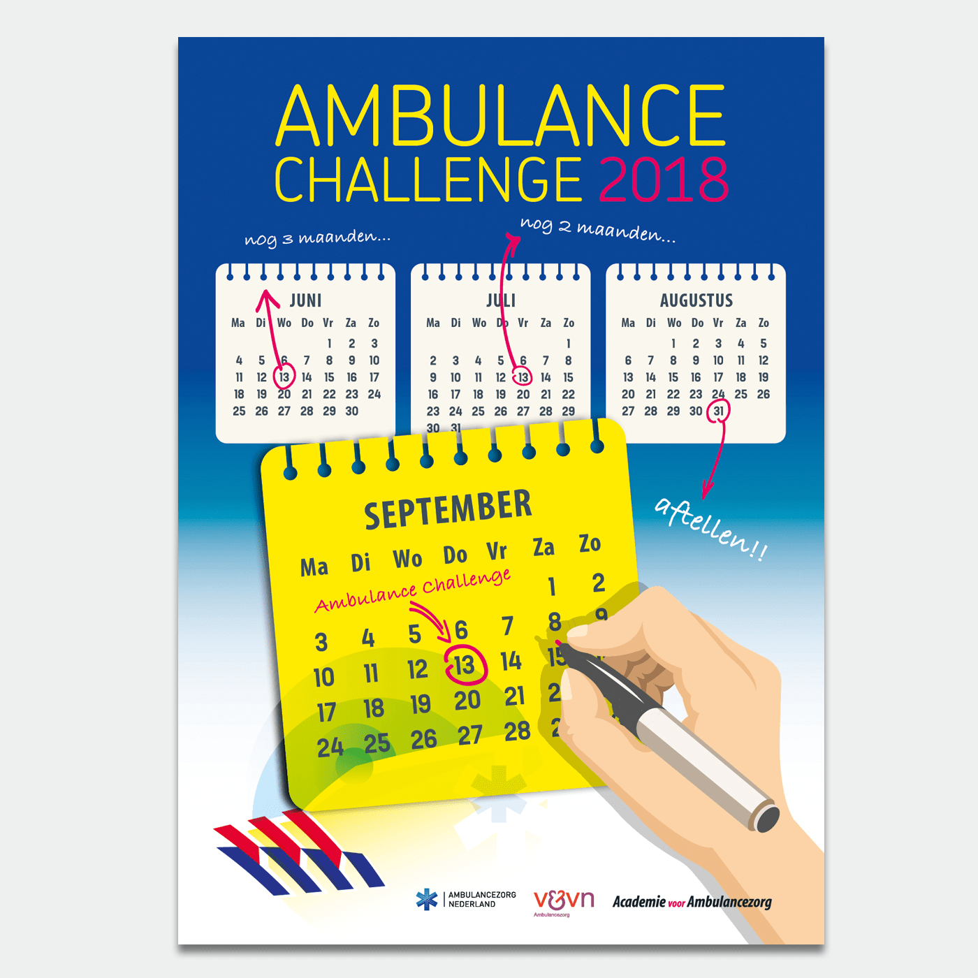 Ambulance Academie aftelkalender door Vormix
